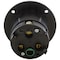 Ac Works Flanged Locking Inlet, Non-NEMA, 50 A, 480V AC, Three Phase, 3 Pole, Flush Mount, Screw Terminals CS8175 - alternate 2